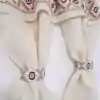 Perdele Rustice din Iuta Alba cu Motiv Traditional